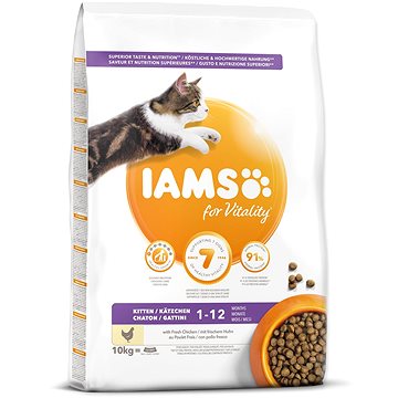 Obrázok Iams Cat Kitten Chicken 10kg