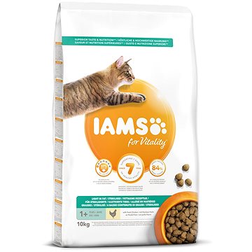 Obrázok Iams Cat Adult Weight control Chicken 10kg