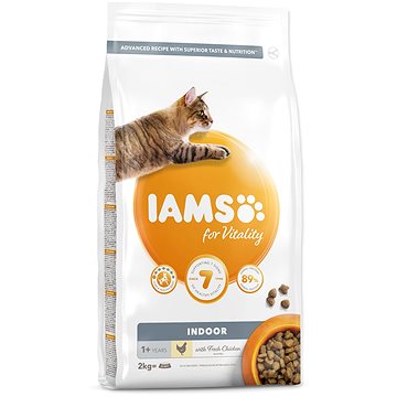 Obrázok Iams Cat Adult Indoor Chicken 2kg