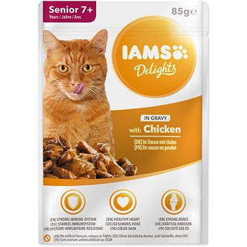 Obrázok Iams Cat Kotě Kuře v omáčce kapsa 85g