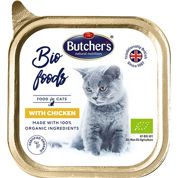 Obrázok Butcher's Cat Bio s kuřecím vanička 85g