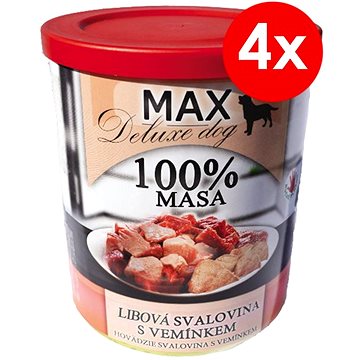 Obrázok MAX deluxe kocky chudej svaloviny s vemienkom 800 g, 4 ks (8594025084197)