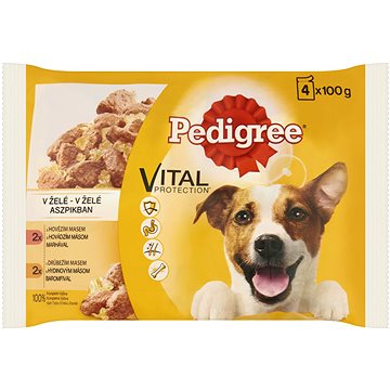 Obrázok Pedigree kapsa hovězí/drůbeží 4x100g