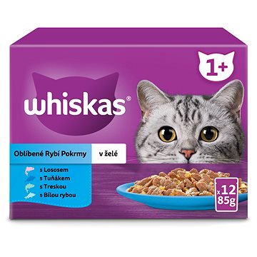 Obrázok Whiskas kapsa Rybí výběr ve želé 12x100g