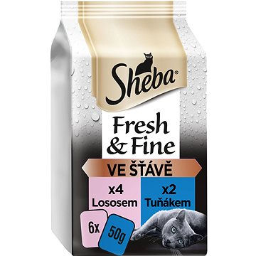 Obrázok Sheba kapsa Fresh Fine Rybí výběr 6x50g