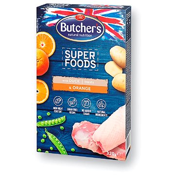 Obrázok Butcher 's Dog Superfoods GF jahňa + jablko 320g