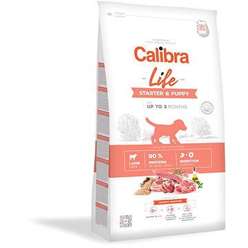 Obrázok Calibra Dog Life Starter & Puppy Lamb  750g