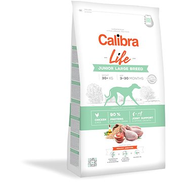 Obrázok Calibra Dog Life Junior Large Breed Chicken  2,5kg