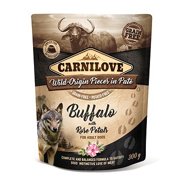 Obrázok Carnilove Dog Pouch Paté Buffalo & Rose Petals 300g