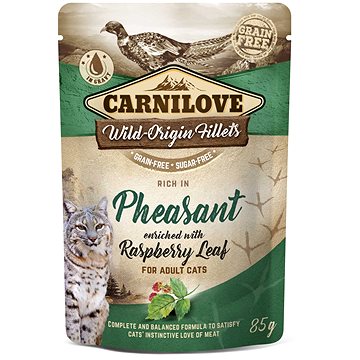 Obrázok Carnilove Cat Pouch Pheasant & Raspberry Leaves 85g