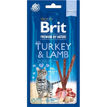 Obrázok Brit Premium Cat by Nature Sticks Turkey&Lamb(3pcs)