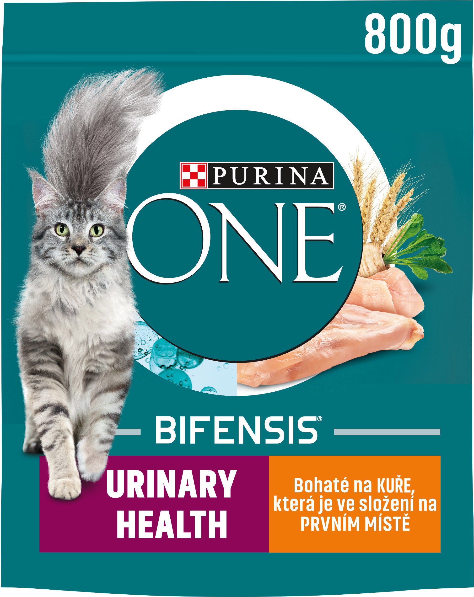 Obrázok Purina ONE Bifensis Urinary Care s kuracím a pšenicou 800 g (7613033294235)