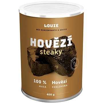 Obrázok Louie Hovädzie steaky 100 % mäso 400 g (8595174345603)