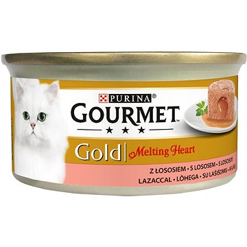 Obrázok Gourmet gold Melting Heart – jemná paštéta s omáčkou vnútri, s lososom 85 g (7613036227414)