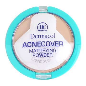 Obrázok DERMACOL Acnecover Mattifying Powder Honey Prípravok na problematickú pleť Honey 11g