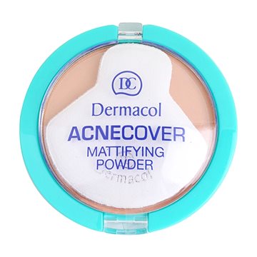 Obrázok DERMACOL Acnecover Mattifying Powder Shell Prípravok na problematickú pleť Shell 11g