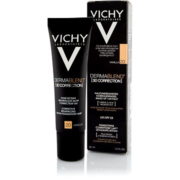 Obrázok Vichy Dermablend 3D Correction vyhladzujúci korekčný make-up SPF 25 odtieň 20 Vanilla 30 ml