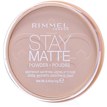 Obrázok RIMMEL LONDON Stay Matte 14 g - Odtieň: 001 Transparent (3607345064505)