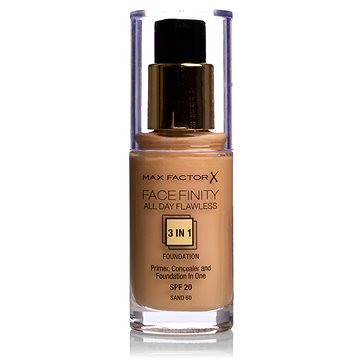 Obrázok MAX FACTOR Face Finity 3in1 Foundation SPF20 Make-up 60 Sand 30ml