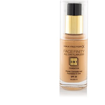 Obrázok Max Factor Facefinity 3 in 1 Foundation 75 Golden 30 ml (5410076971671)