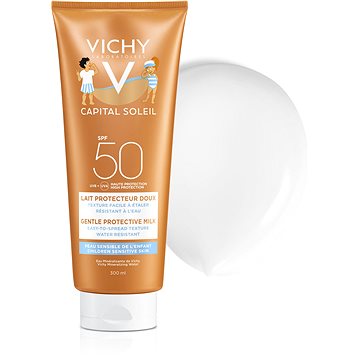 Obrázok Vichy Idéal Soleil Capital ochranné mlieko pre deti na tvár a telo SPF 50  300 ml