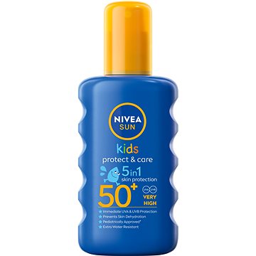 Obrázok NIVEA Sun Kids Coloured Sun Spray SPF50+ Kozmetika na opaľovanie 200ml