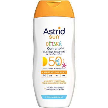 Obrázok ASTRID SUN Detské mlieko na opaľovanie SPF 50 200 ml (8592297000600)