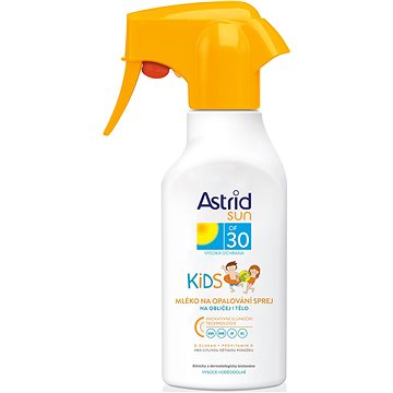 Obrázok ASTRID SUN Detské mlieko na opaľovanie sprej SPF 30 200 ml (8592297000631)