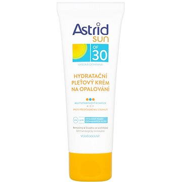 Obrázok ASTRID SUN Hydratačný pleťový krém na opaľovanie SPF 30 75 ml (8592297000570)