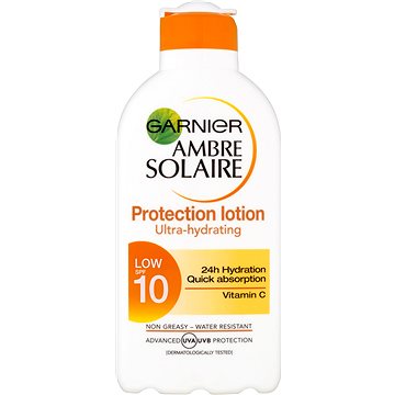 Obrázok GARNIER Ambre Solaire Mlieko na opaľovanie SPF 10 200 ml (3600540668967)