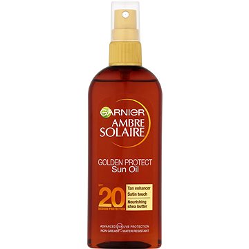 Obrázok GARNIER Ambre Solaire Golden Protect Olej na opaľovanie SPF 20 150 ml (3600540873101)