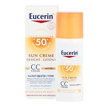 Obrázok Eucerin CC krém na opaľovanie SUN CREME SPF 50+