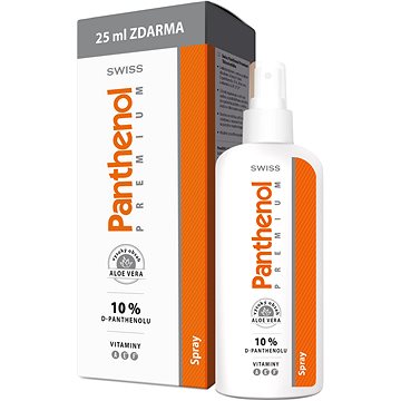 Obrázok Panthenol 10% Swiss PREMIUM spray 150+25ml Zdarma