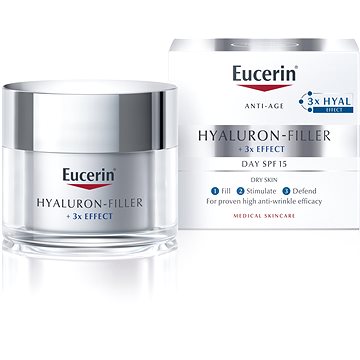 Obrázok EUCERIN Intenzivní vyplňující denní krém proti vráskám SPF 15 Hyaluron Filler 50 ml (63485)