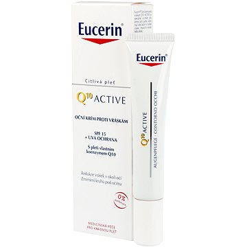 Obrázok EUCERIN Očný krém proti vráskam Q10 Active 15 ml (4005800634000)