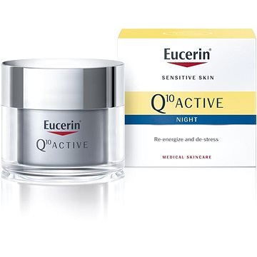 Obrázok EUCERIN Regeneračný nočný krém proti vráskam Q10 Active 50 ml (4005800634161)