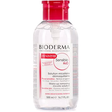 Obrázok Bioderma Sensibio H2O micelárna voda pre citlivú pleť s dávkovačom  500 ml