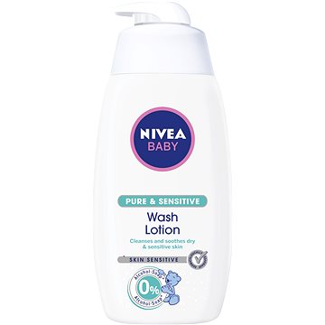 Obrázok NIVEA Baby Pure & Sensitive Wash Lotion Detská kozmetika 500ml