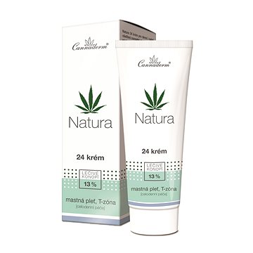 Obrázok CANNADERM Natura 24 krém mastná pleť 75g