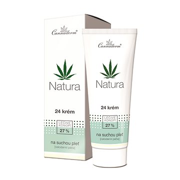 Obrázok Cannaderm Natura 24 krém na suchú pleť 75 g