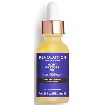 Obrázok Revolution Skincare Night Restore Oil rozjasňujúci a hydratačný olej 30 ml