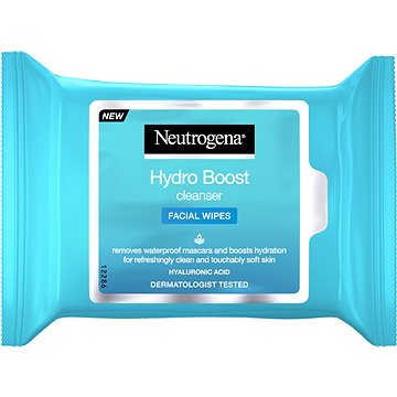 Obrázok Neutrogena Hydro Boost® Face vlhčené čistiace obrúsky na tvár 25 ks