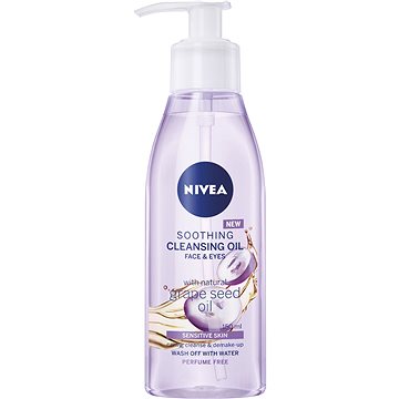 Obrázok Nivea Cleansing Oil Soothing Grape Seed upokojujúci čistiaci olej pre citlivú pleť 150 ml