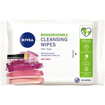 Obrázok Nivea Gentle Cleansing Wipes 3in1 Čistiace obrúsky 25ks