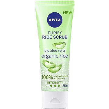 Obrázok NIVEA Purify Rice Scrub Aloe 75 ml (9005800317021)