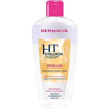 Obrázok Dermacol 3D Hyaluron Therapy Micellar 200 ml dvojfázová micelárna voda pre ženy