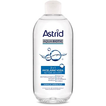 Obrázok ASTRID AQUA BIOTIC MICELARNI VODA 3V1 PRO NORM. A SMIS. PLET 400 ML