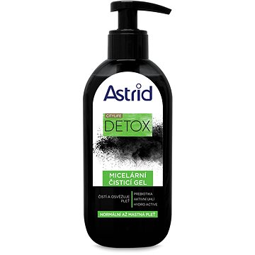 Obrázok ASTRID Citylife Detox Čistiaci pleťový gél pre normálnu až mastnú pleť 200 ml (8592297005261)