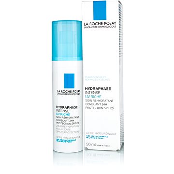 Obrázok La Roche-Posay Hydraphase intenzívny hydratačný krém pre suchú pleť SPF 20  50 ml