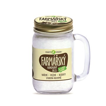 Obrázok PURITY VISION Kokosový olej farmársky 400 ml